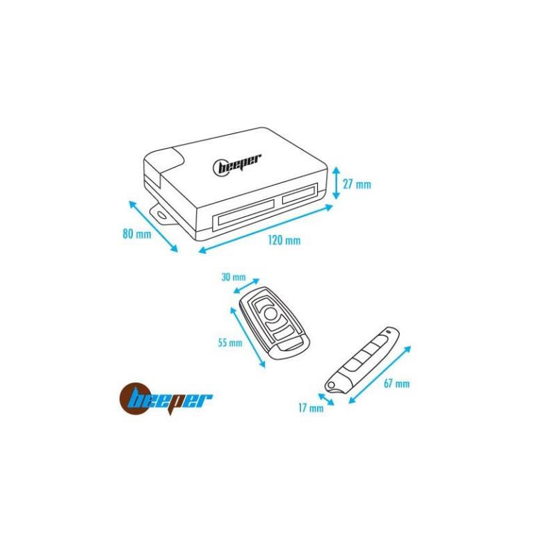 Alarme (Système d'alarme) BEEPER Alarme automatique full options - ref. TSX99-N